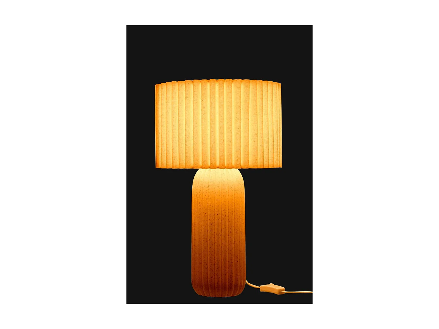 Lampe à Poser en Céramique "Ruth" 50cm Camel