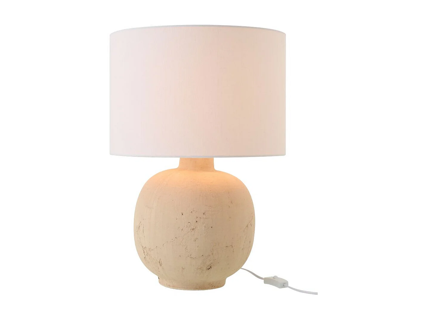 Lampe à Poser en Céramique "Balle" 57cm Beige