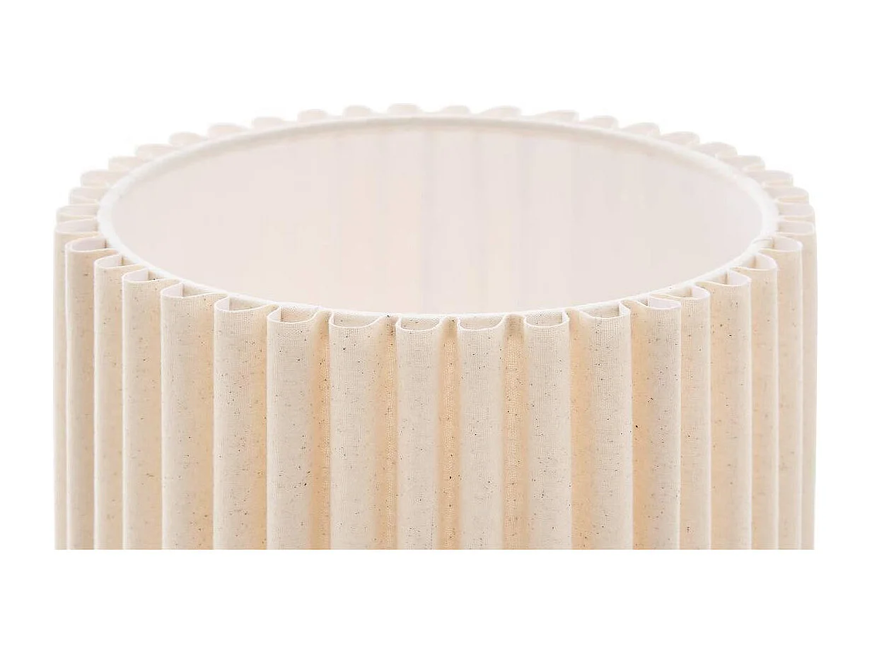 Lampe Moucheté en Céramique "Kenan" 43cm Beige