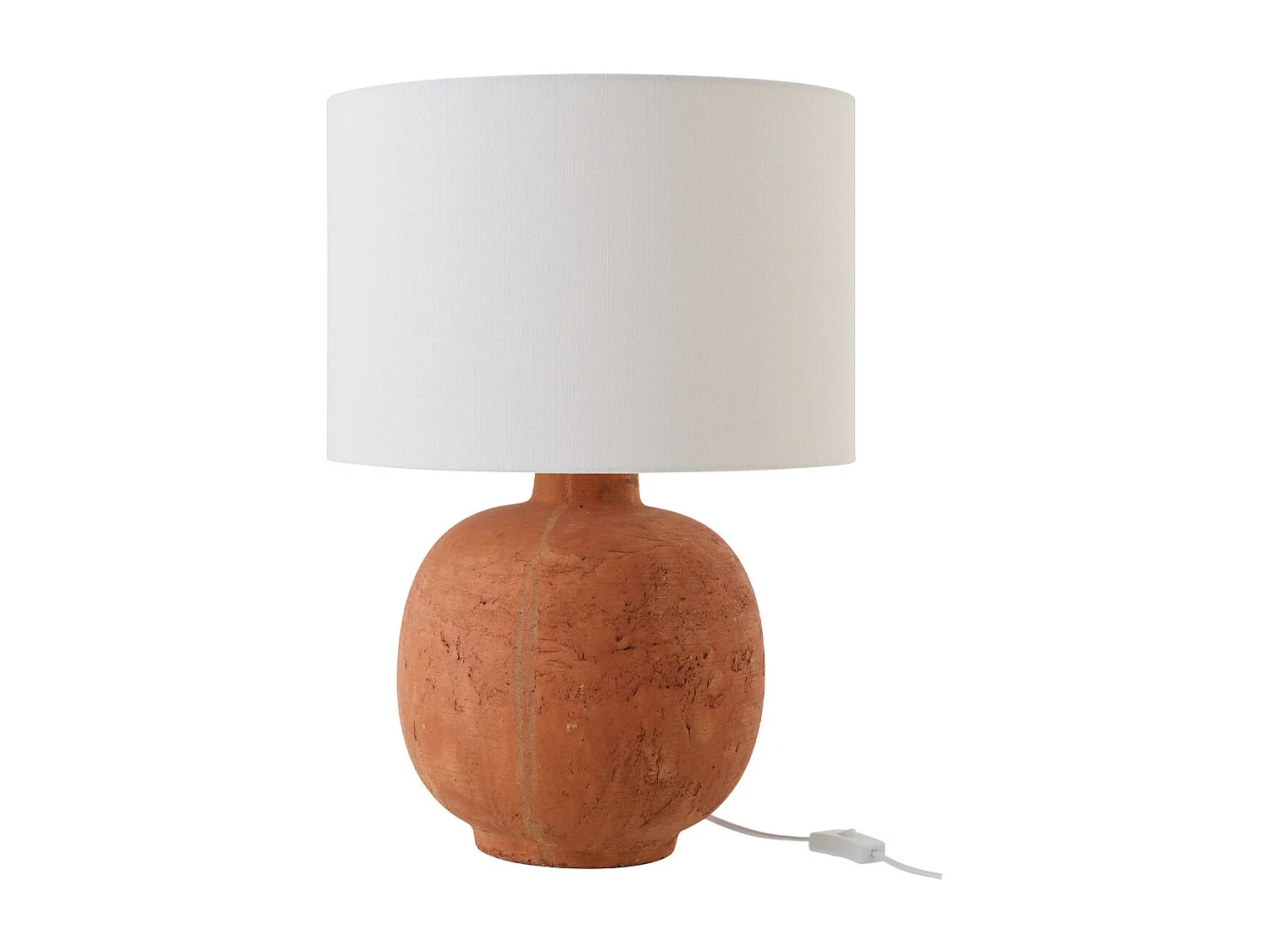 Lampe à Poser en Céramique "Balle" 57cm Terracotta