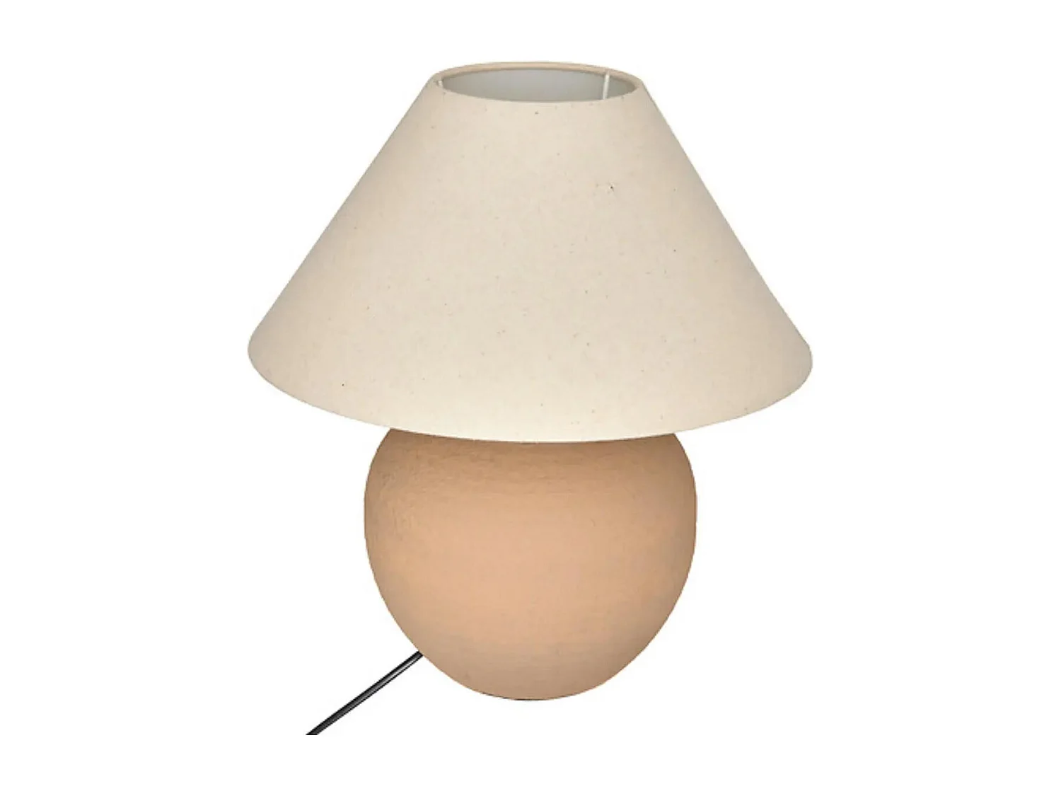 Lampe à Poser en Céramique "Seiya" 38cm Terracotta