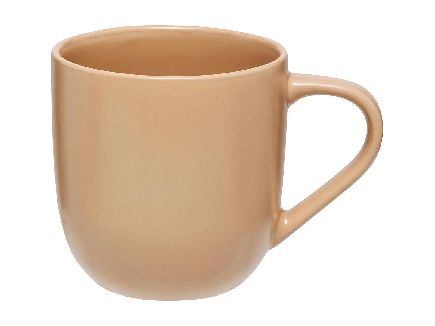 Lot de 6 Mugs en Céramique "Maé" 24cl Beige