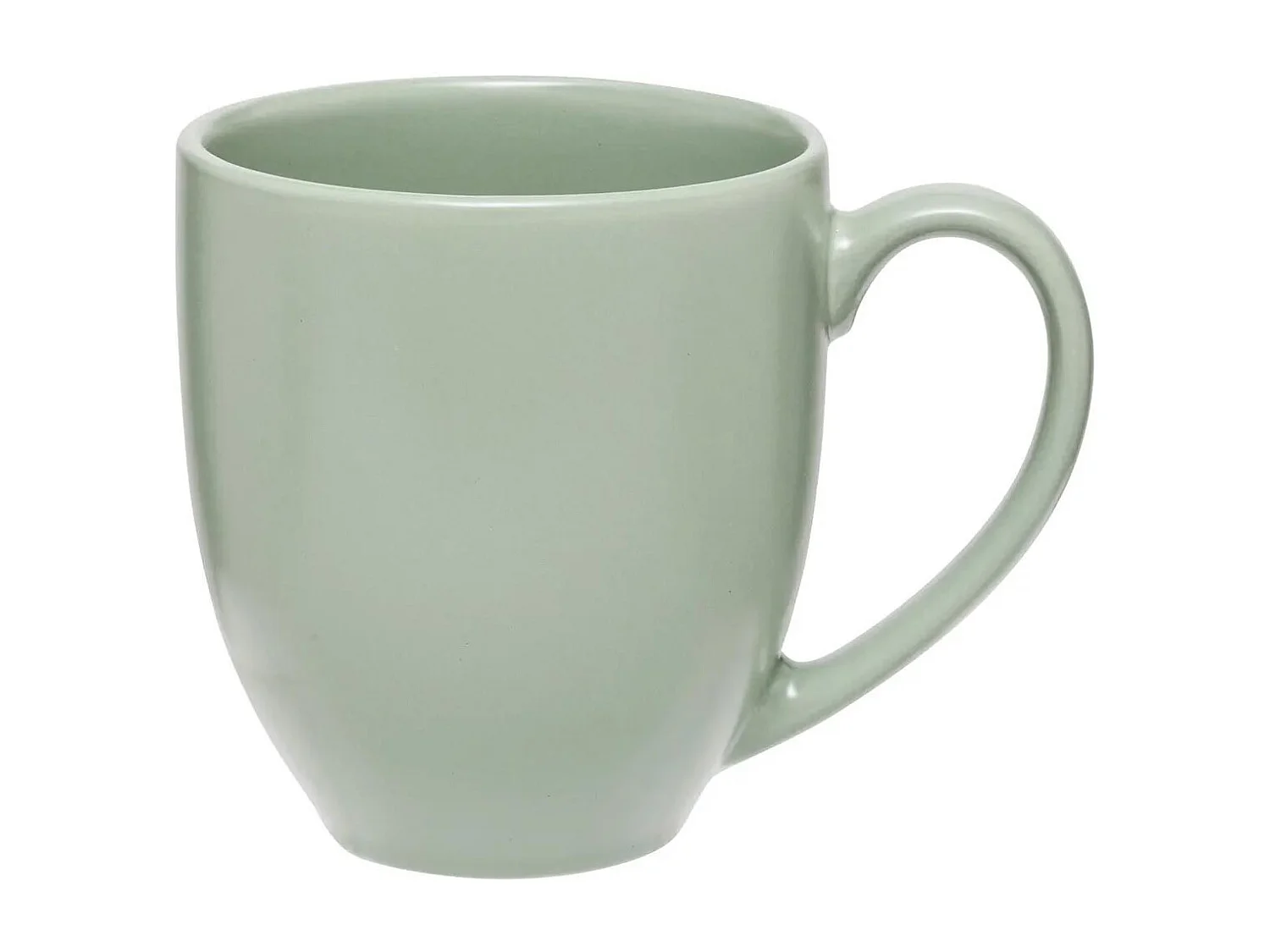 Lot de 6 Mugs en Céramique "Maé" 48cl Vert Olive