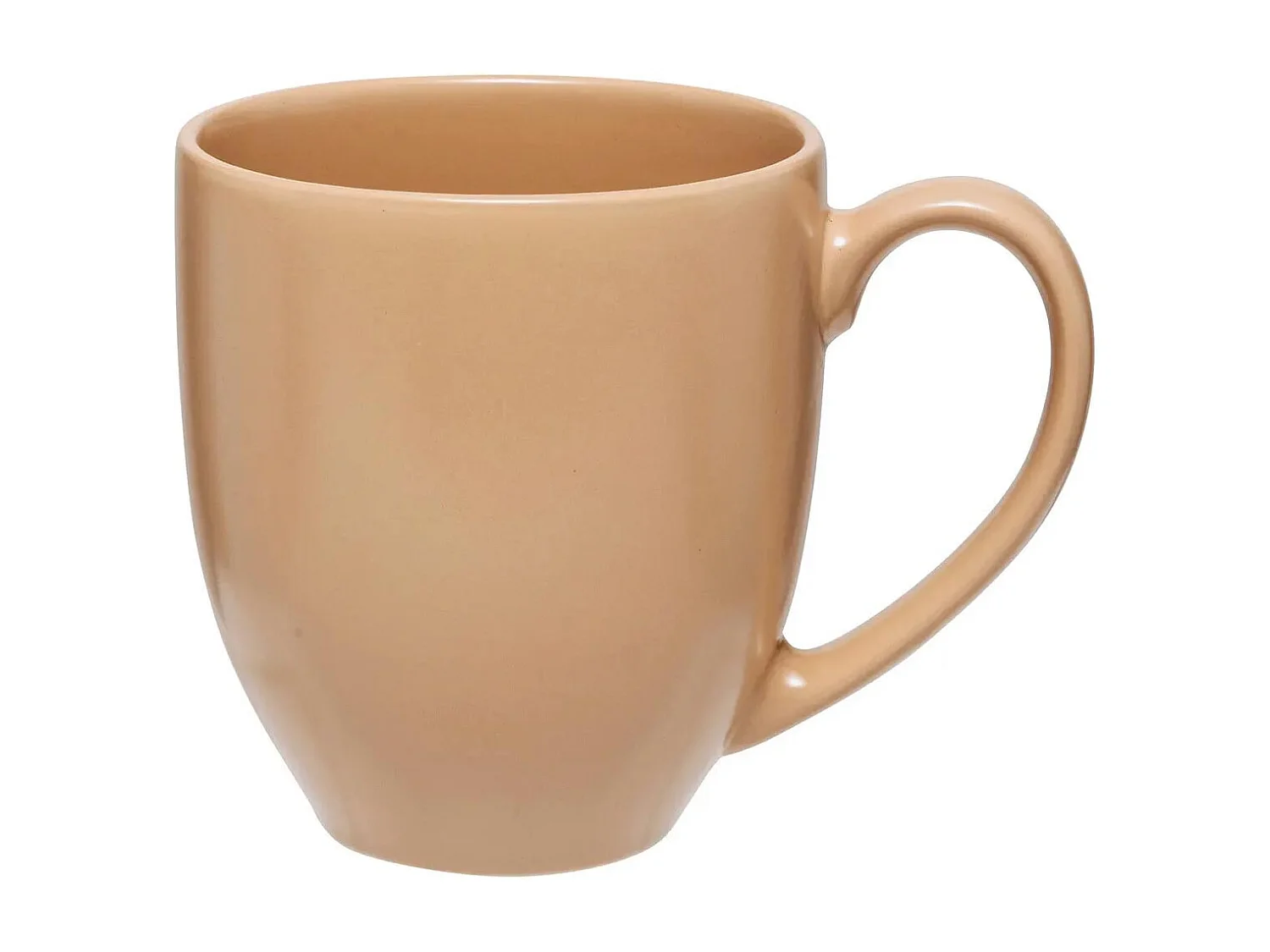 Lot de 6 Mugs en Céramique "Maé" 48cl Beige