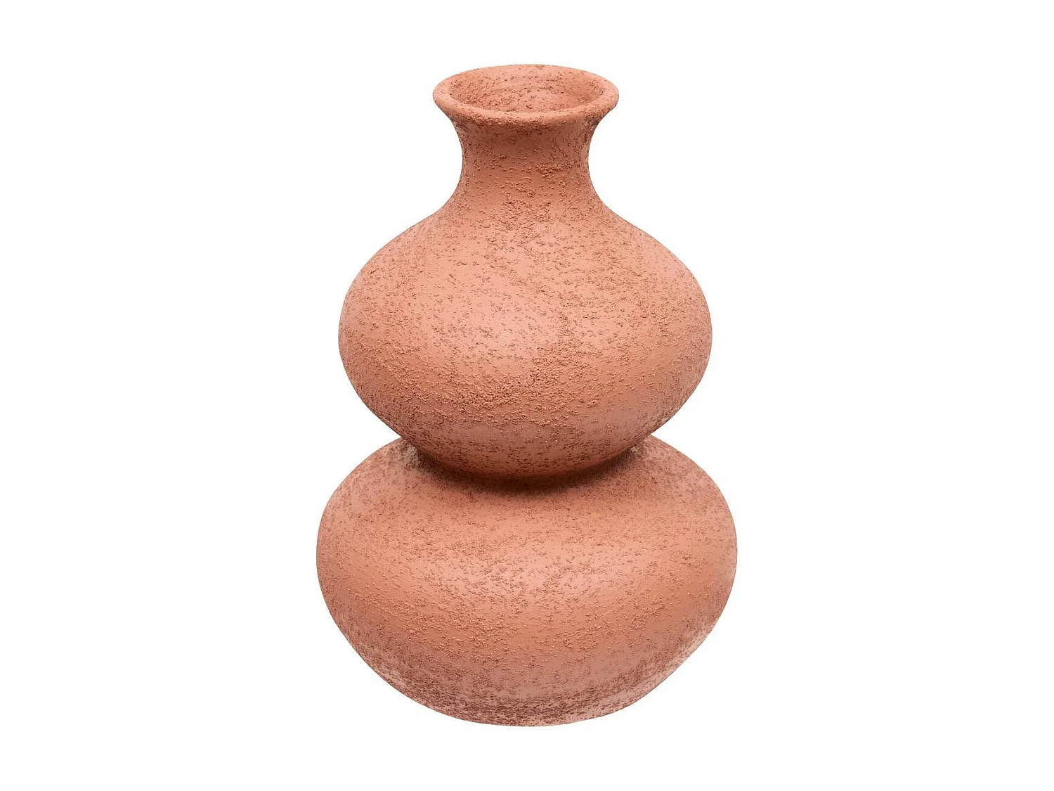 Vase Design en Céramique "Ezia" 23cm Terracotta