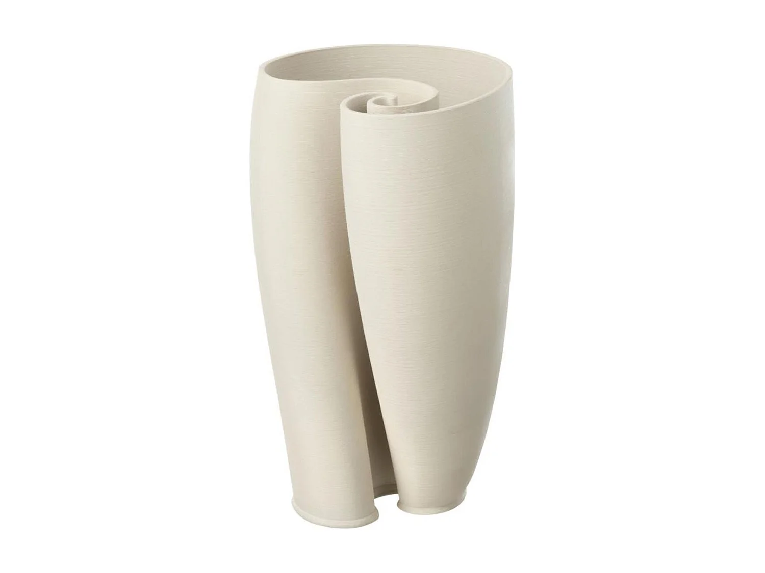Vase Déco en Céramique "Hydra" 33cm Beige