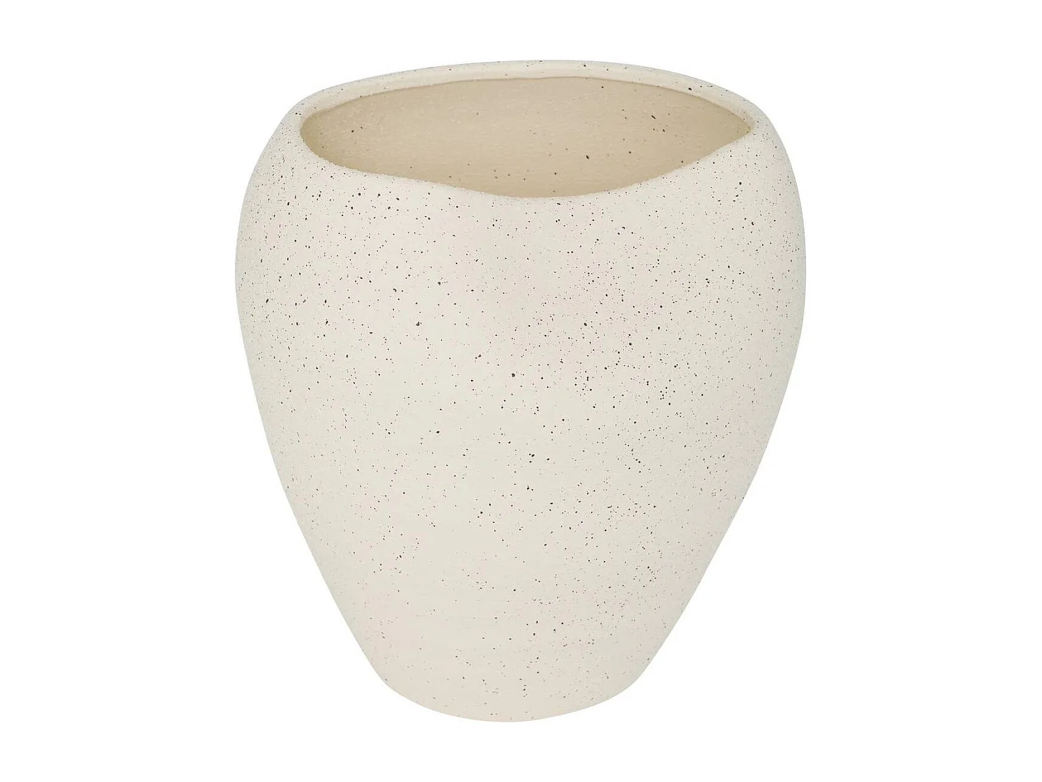 Vase Design en Céramique "Sien" 29cm Blanc