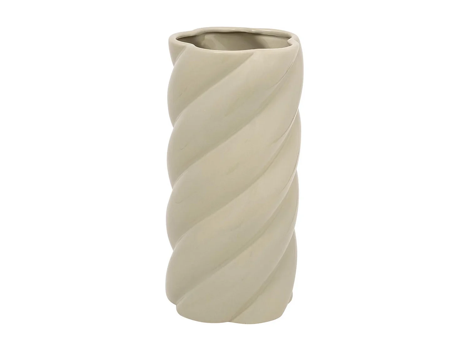 Vase Déco en Céramique "Coby" 25cm Vert Clair