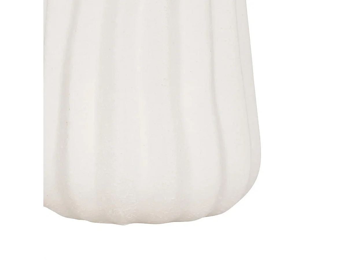 Vase Design en Céramique "Fernan" 30cm Blanc