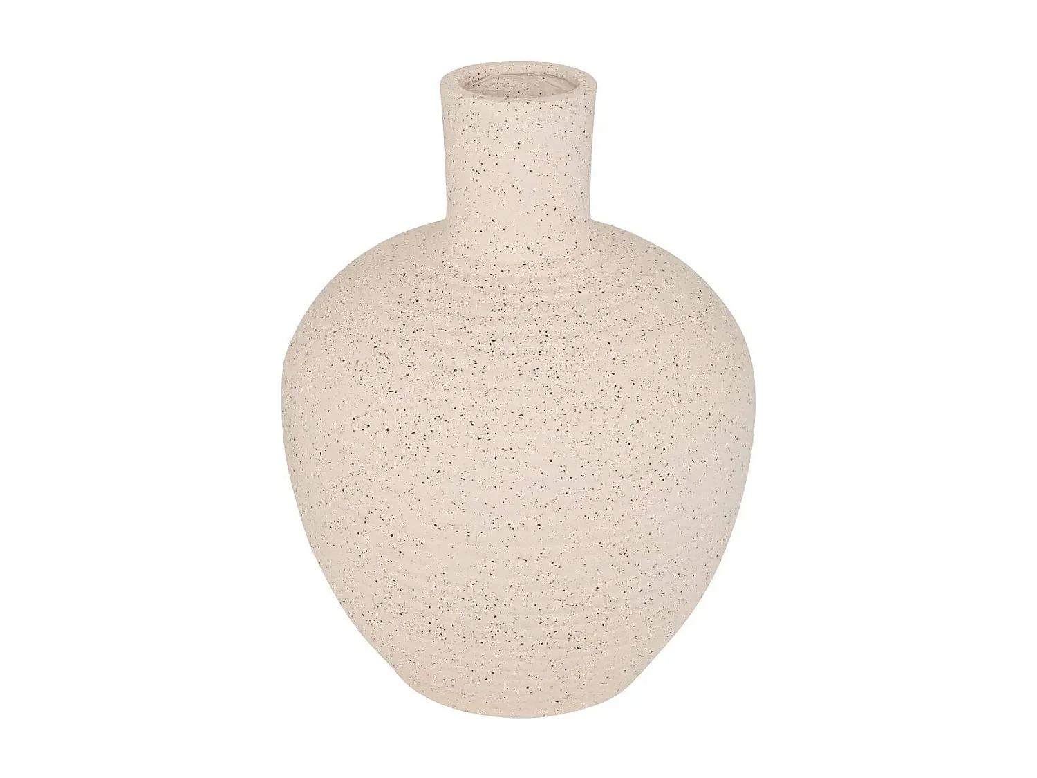 Vase Déco en Céramique "Ted" 33cm Blanc