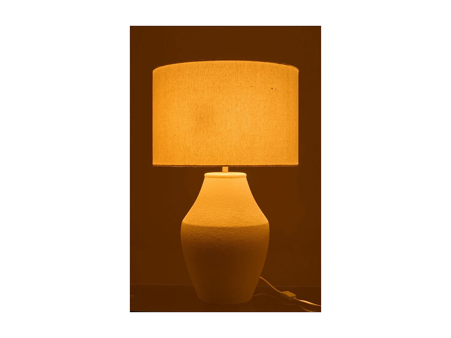 Lampe à Poser en Céramique "Henri" 72cm Blanc