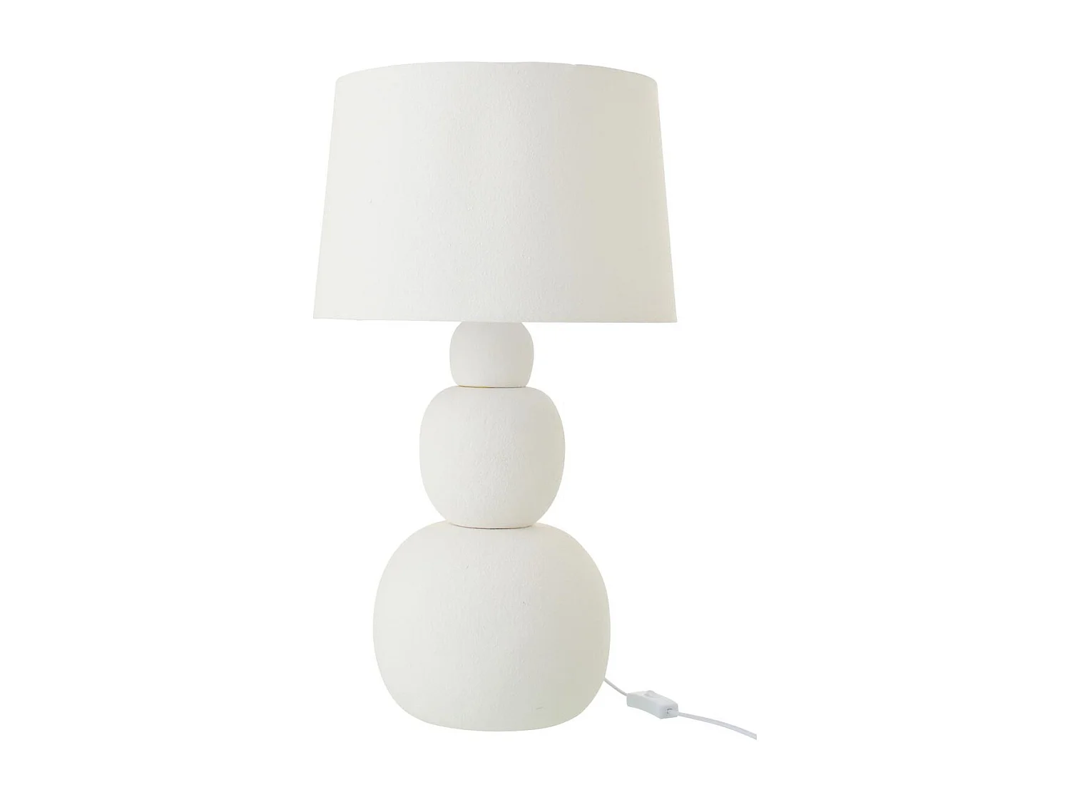 Lampe à Poser en Céramique "Renee" 67cm Blanc