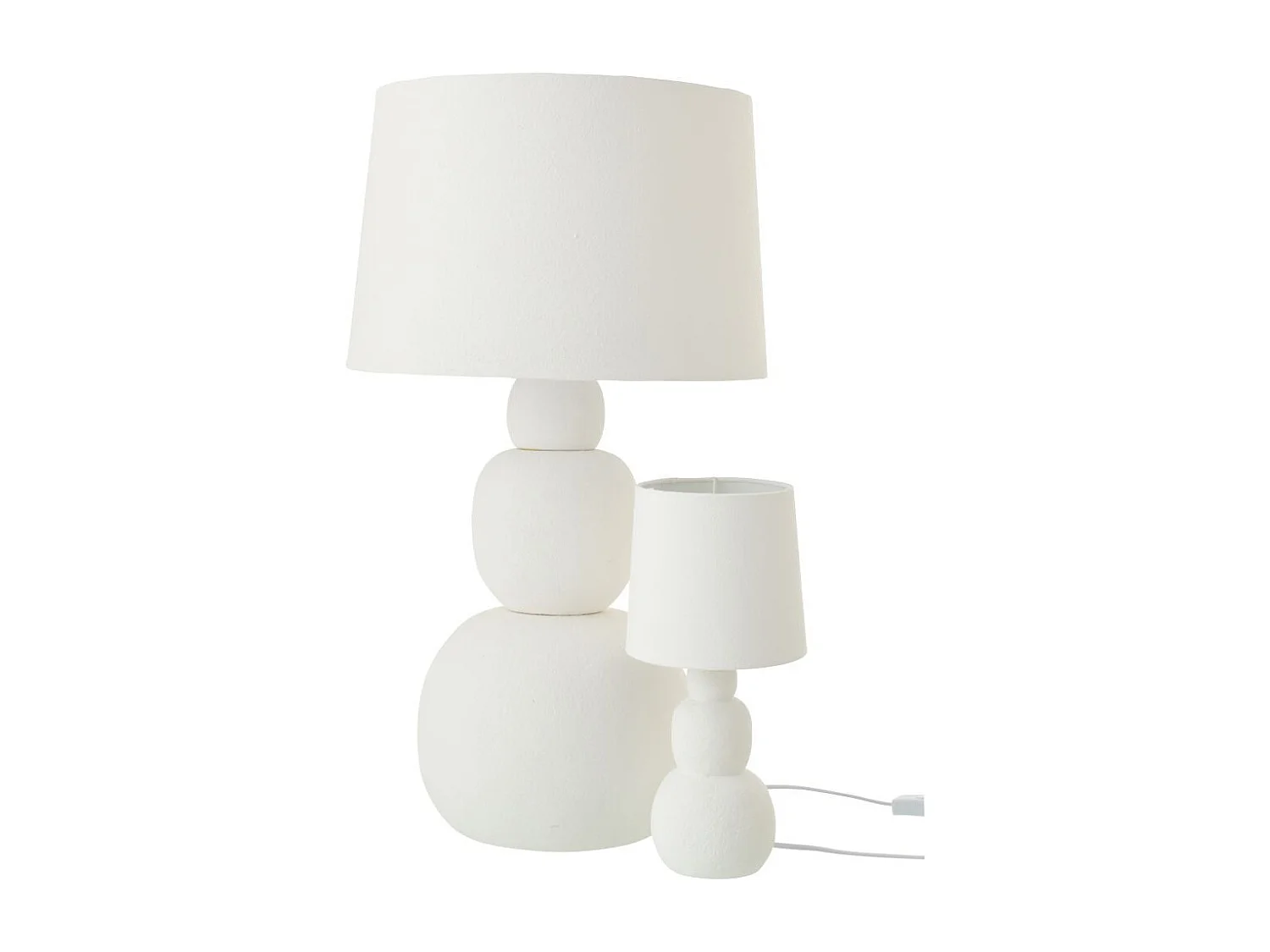 Lampe à Poser en Céramique "Renee" 67cm Blanc