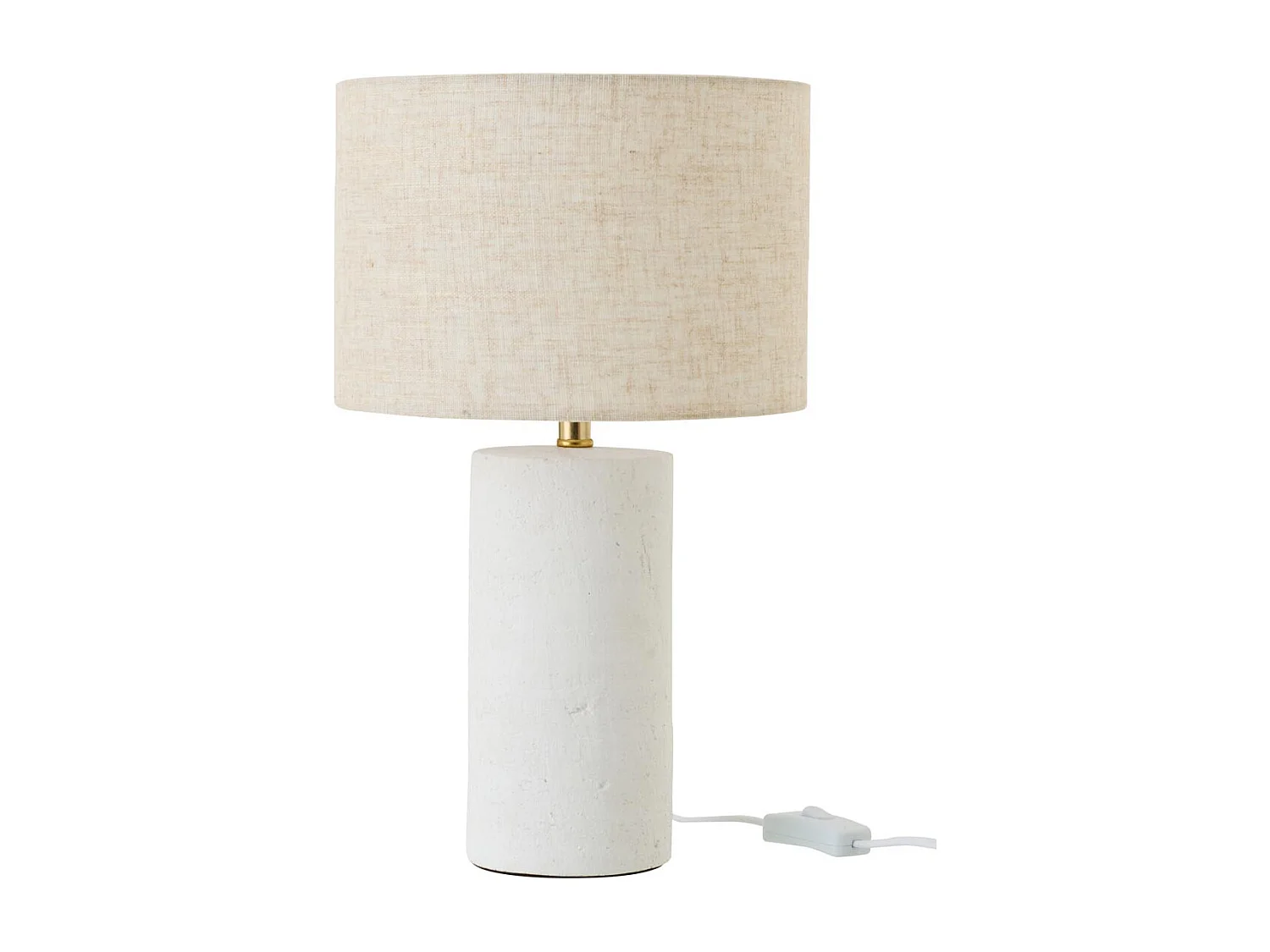 Lampe à Poser en Céramique "Felicia" 37cm Blanc