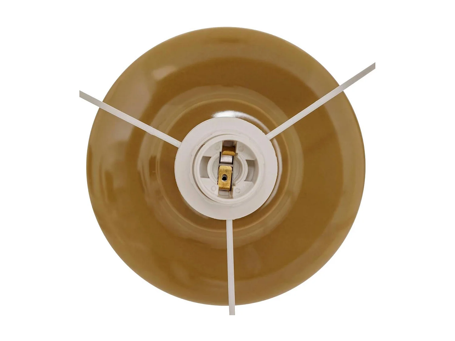 Lampe à Poser en Céramique "Vinus" 69cm Kaki