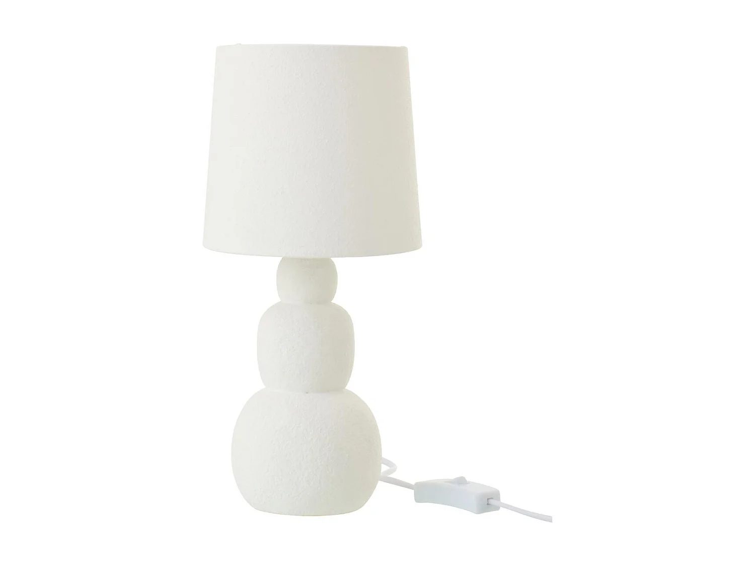 Lampe à Poser en Céramique "Renee" 32cm Blanc