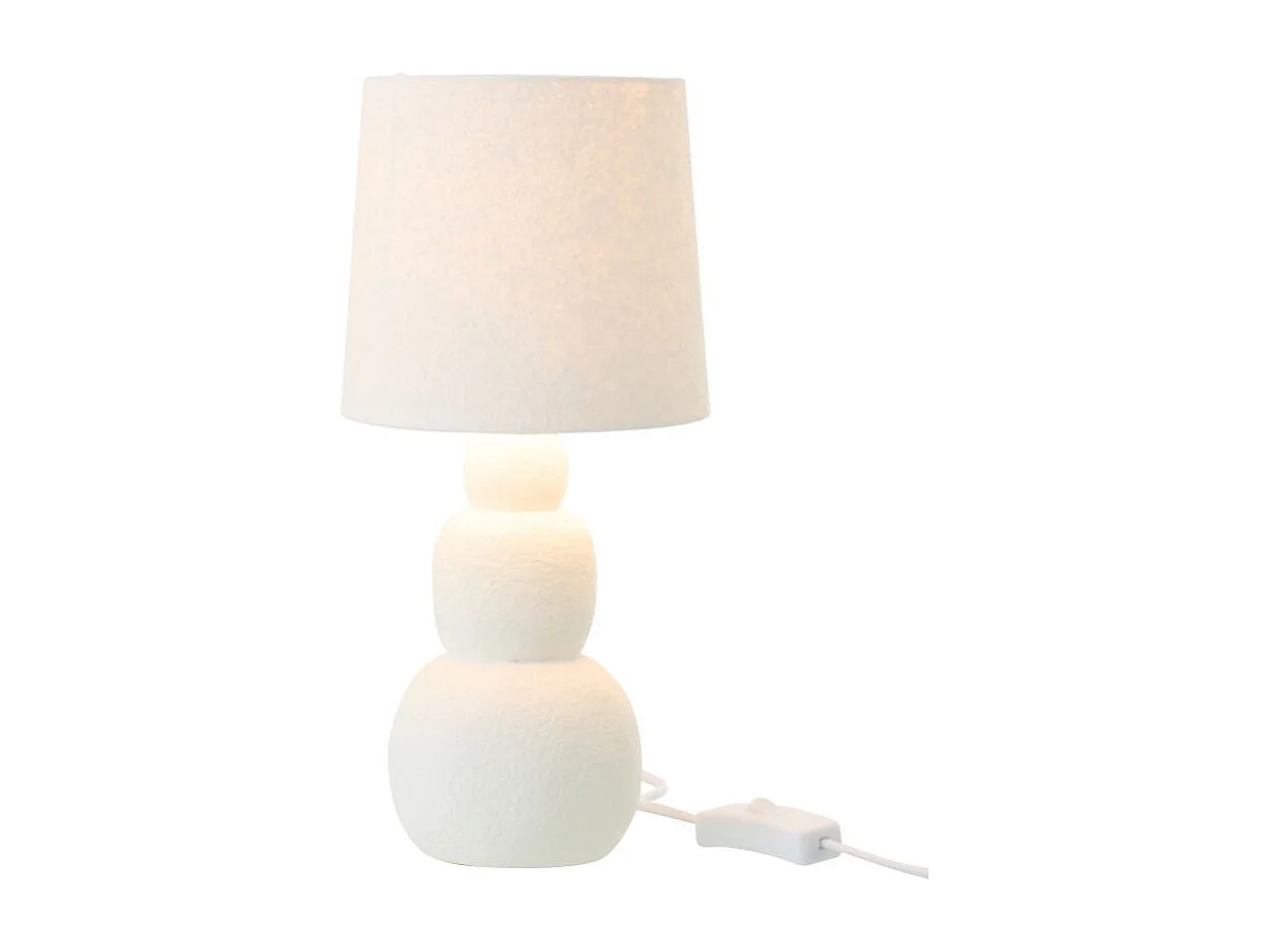 Lampe à Poser en Céramique "Renee" 32cm Blanc