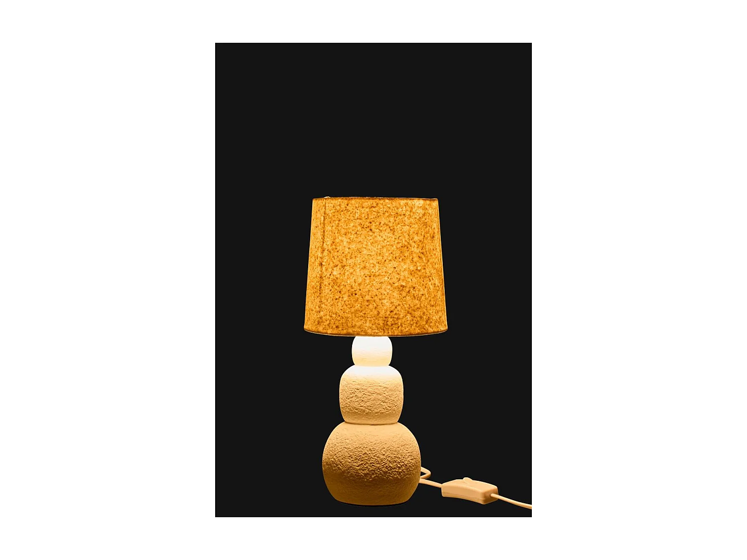 Lampe à Poser en Céramique "Renee" 32cm Blanc