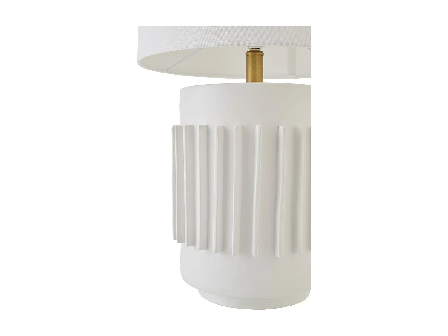 Lampe à Poser en Céramique "Latas" 71cm Blanc