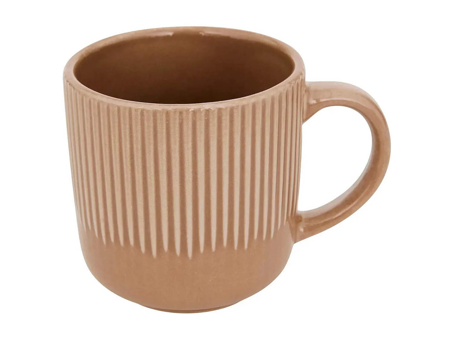 Lot de 6 Mugs en Céramique "Chloe" 36cl Moka