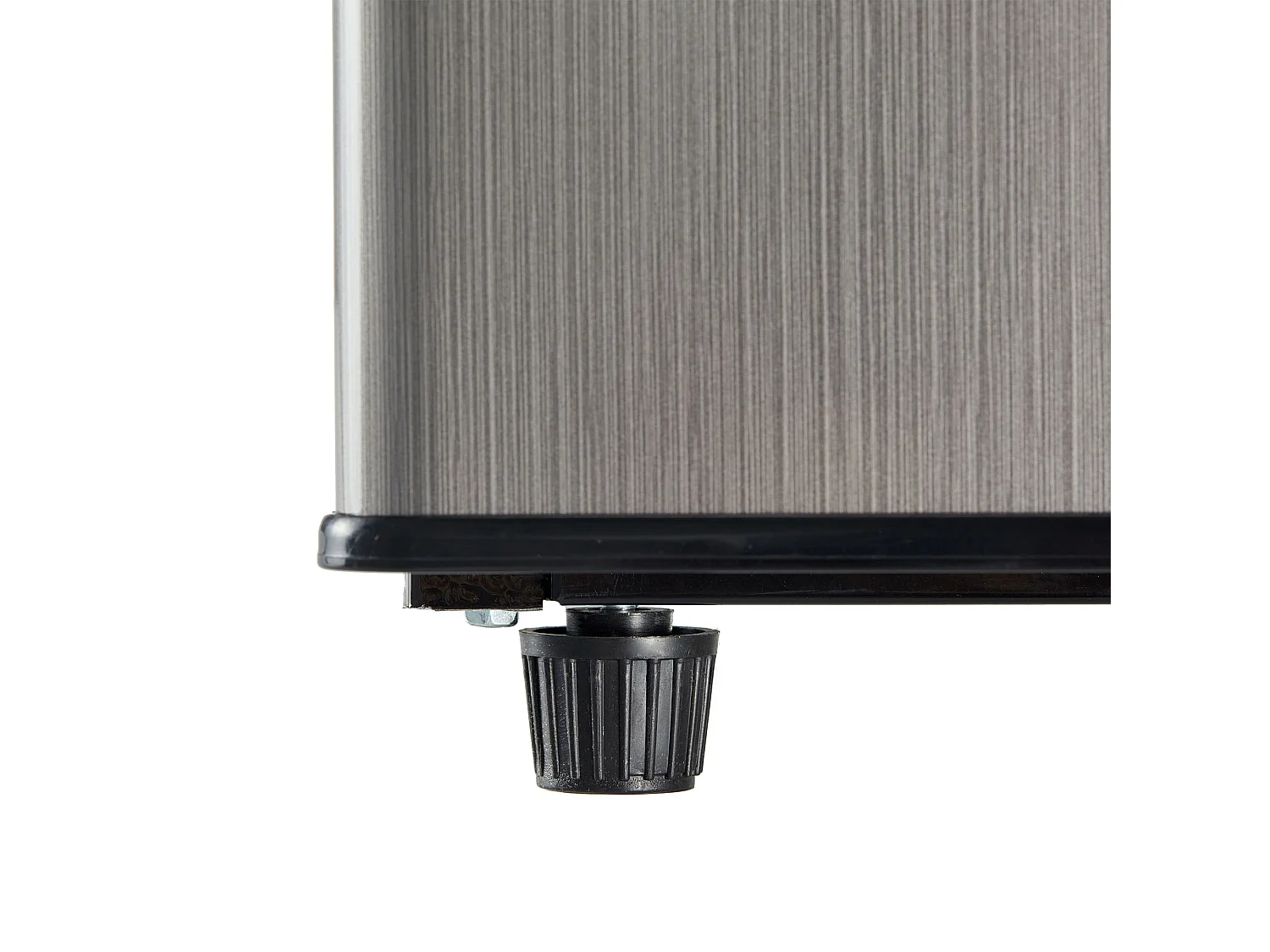 Mini koelkast - koelvak 60 L + vriesvak 46 L - 7 temperatuurstanden - LED-verlichting - zilver