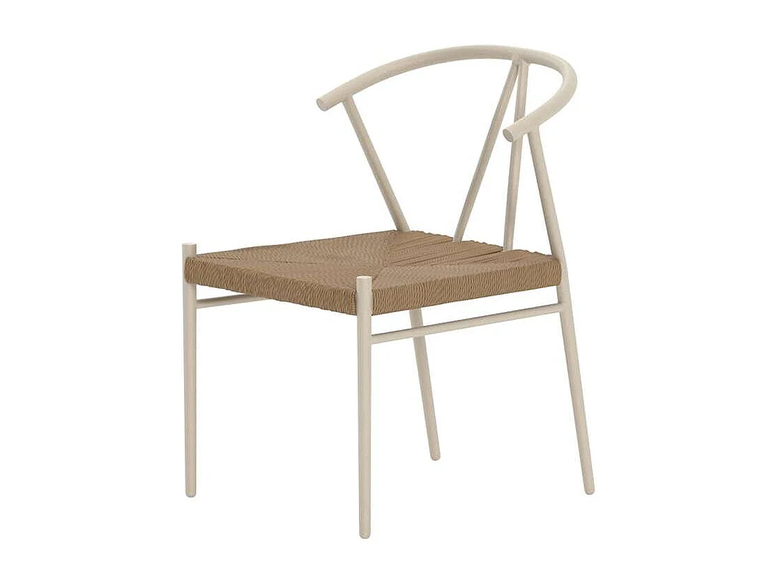 Alfons chaise de jardin beige.