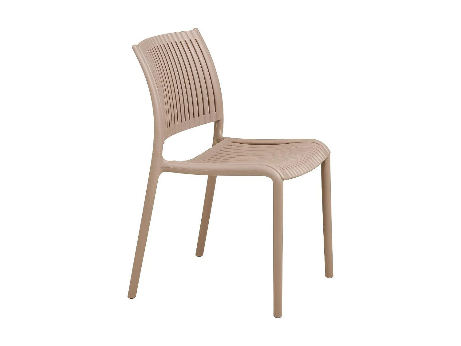 Kaja Gartenstuhl Stapelbar taupe.