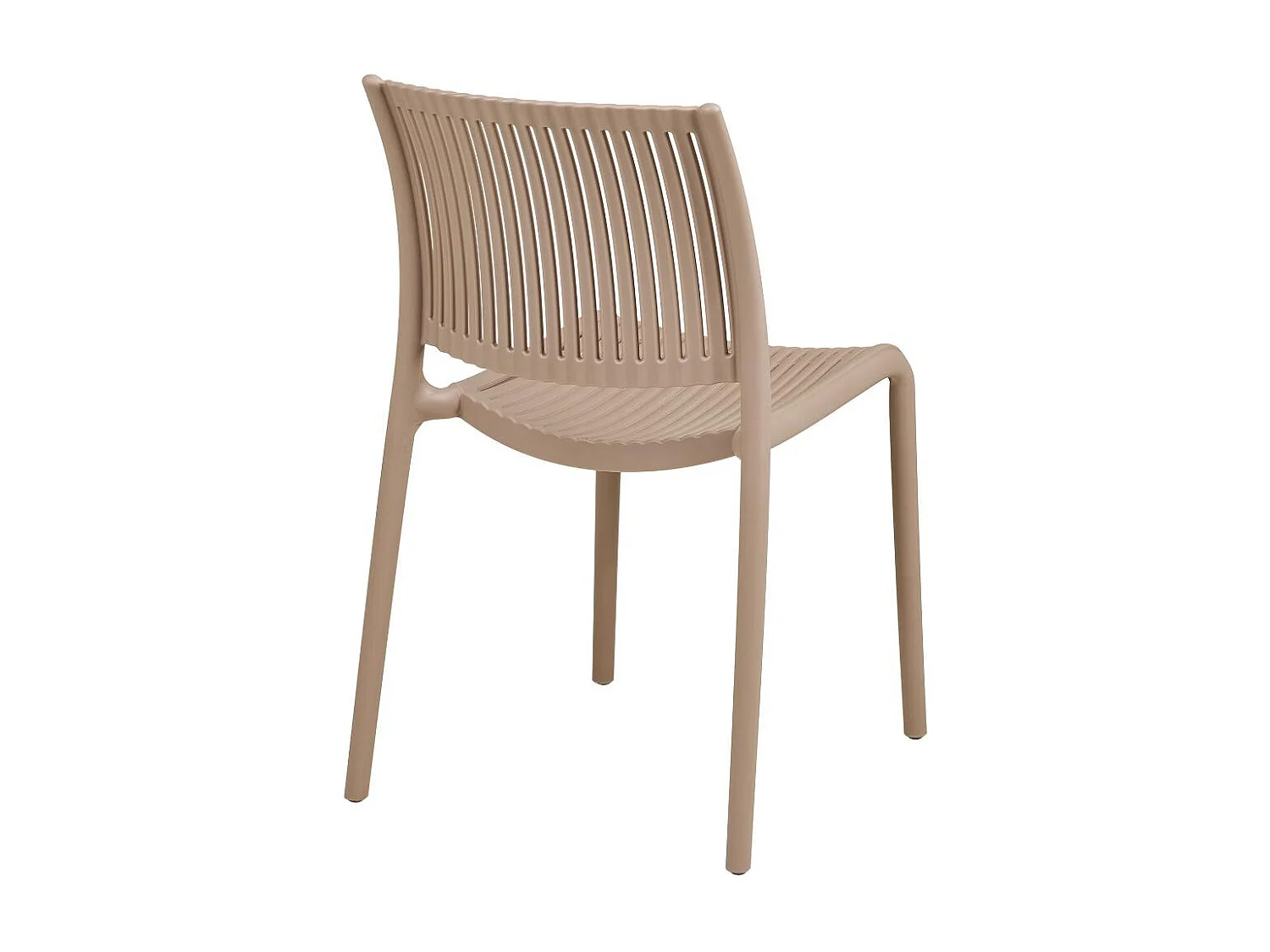 Kaja Gartenstuhl Stapelbar taupe.