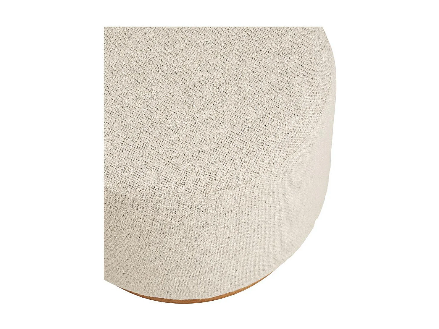 Gry pouf Ø50 cm sable.