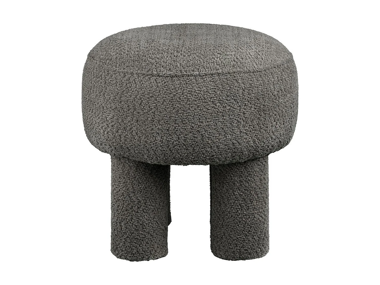 Frida pouf Ø43 cm gris anthracite.