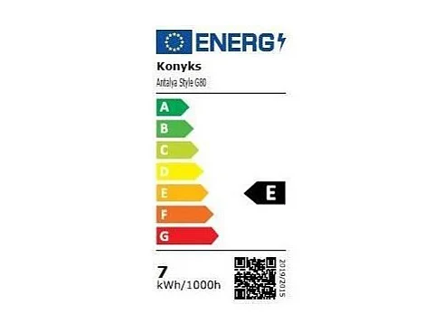 Lâmpada Inteligente Konyks Antalya Style G80 E27 - Wi-Fi + BT - 7W - Branco Ajustável - Compatível com Alexa/Google Home