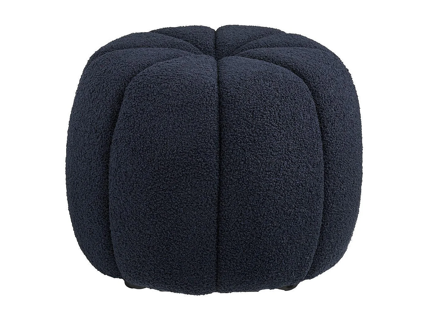 Fina pouf Ø48 cm bleu.