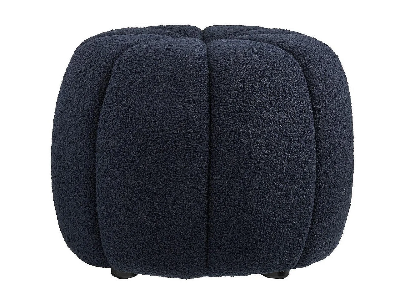 Fina pouf Ø48 cm bleu.