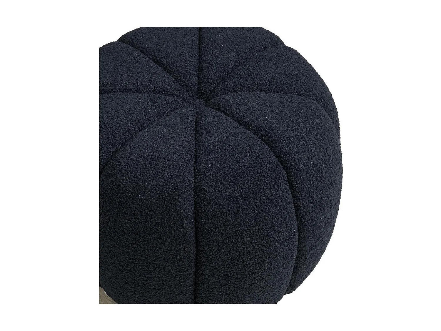 Fina pouf Ø48 cm bleu.