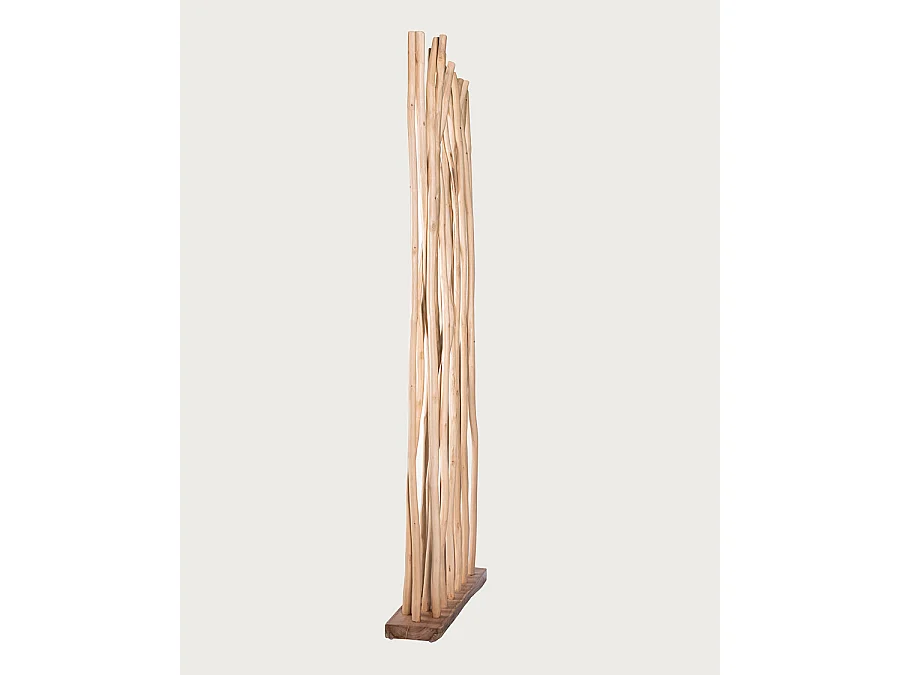 Eden - Separateur d'espace en branches de teck