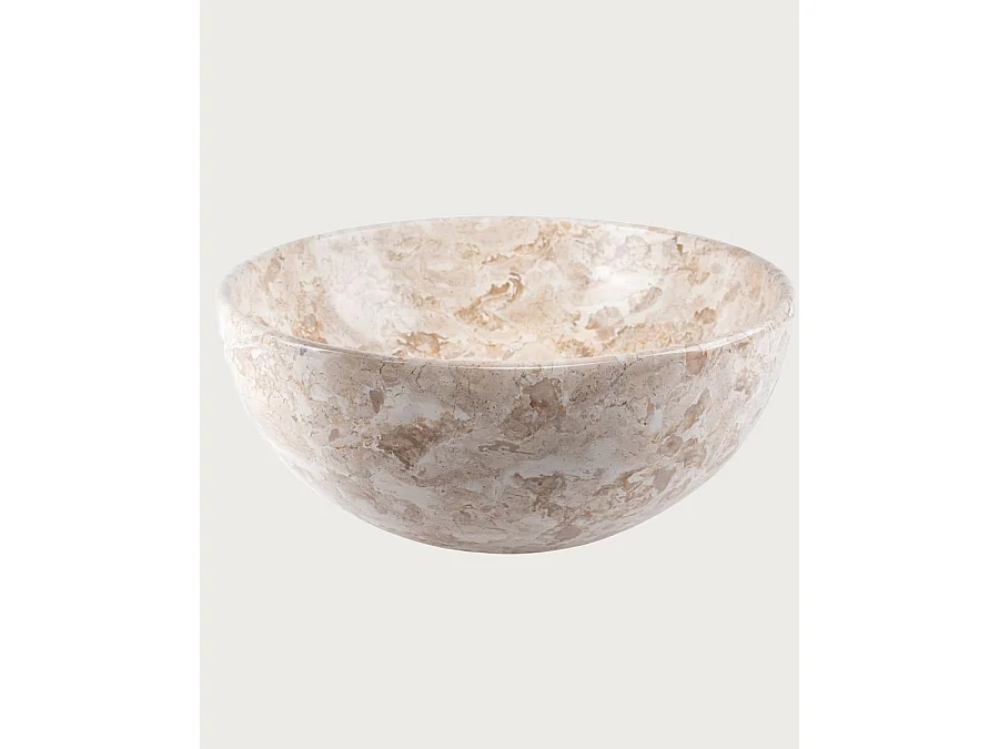 Auro - Vasque ronde en marbre naturel