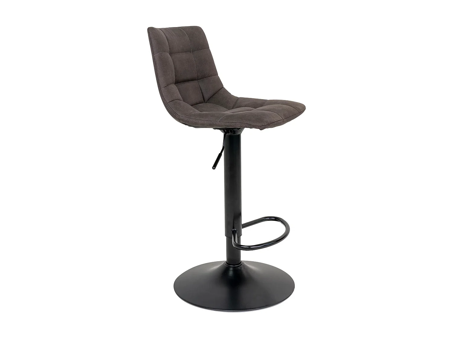 Middelfart Barhocker Velour schwarz, schwarz.