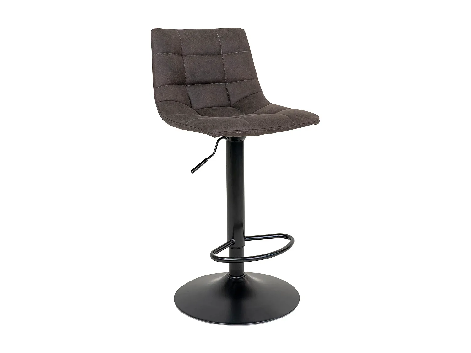 Middelfart Barhocker Velour schwarz, schwarz.