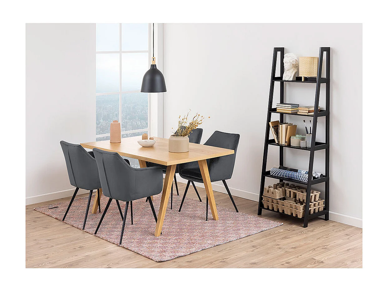 Wally Regal 5 Regale schwarz.