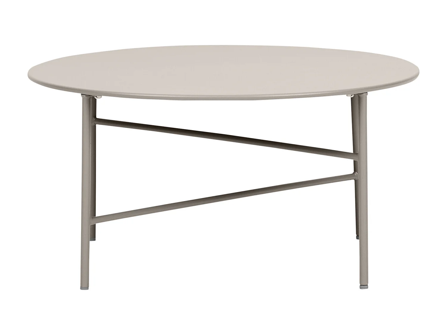 Pesetos Table de jardin, Ø70 cm, gris.