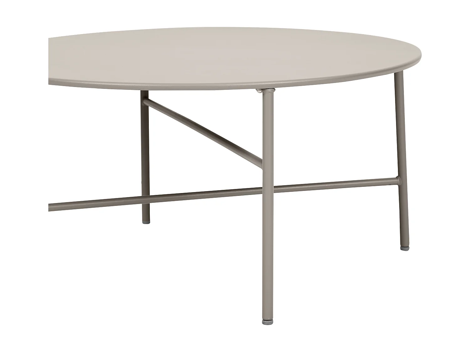 Pesetos Table de jardin, Ø70 cm, gris.