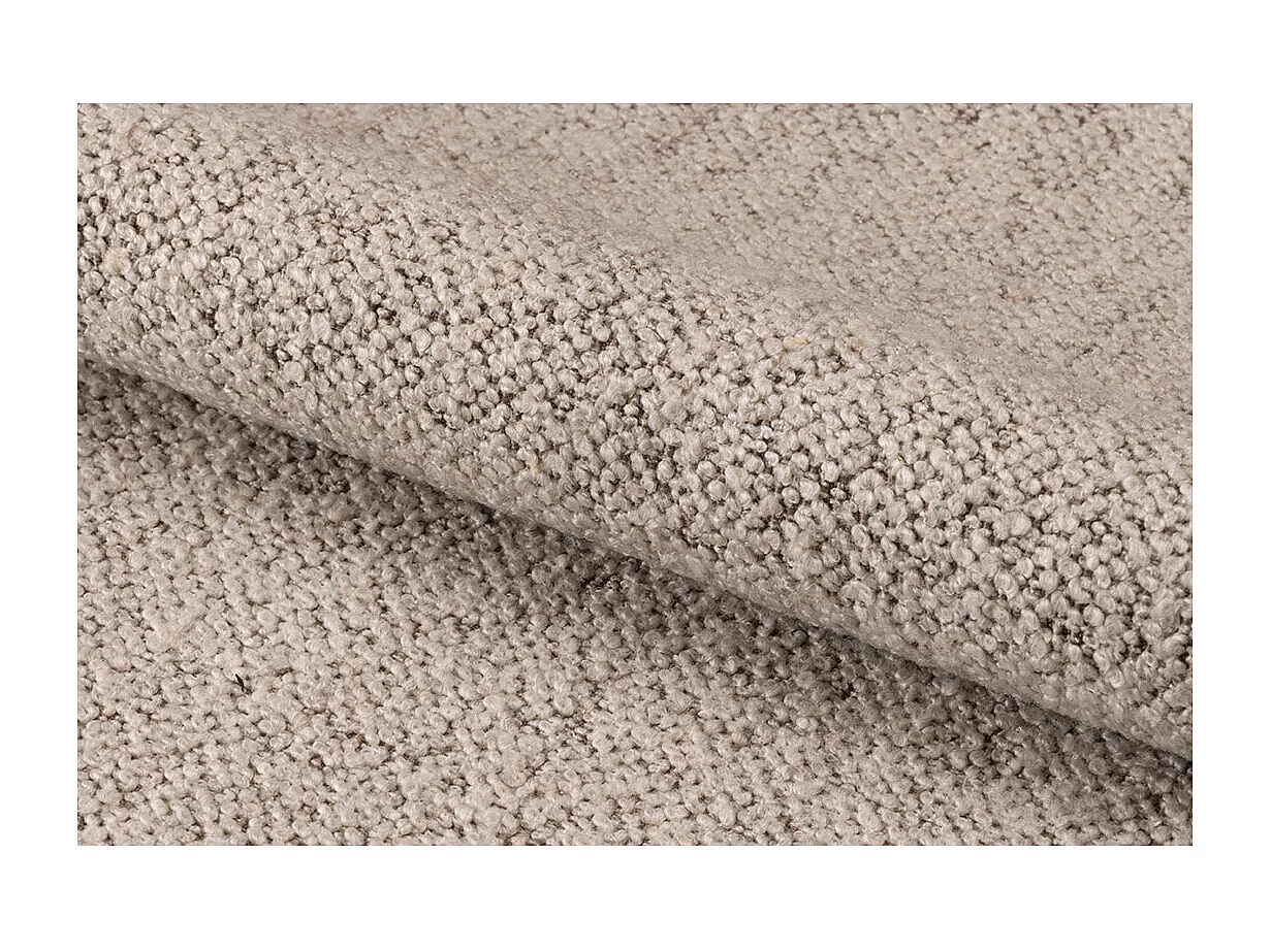 Mason fauteuil lounge stoel bouclé beige.