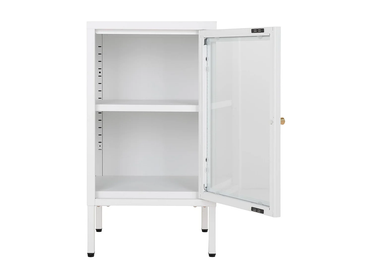 Dalby Vitrinenschrank 1 Glastür weiß.
