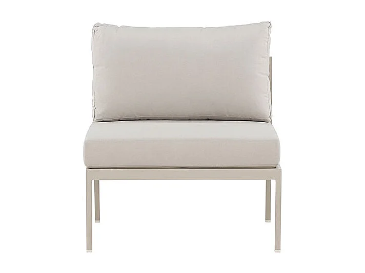 Copacabanacanapé de jardin partie centrale beige.