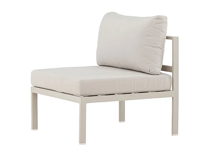 Copacabanacanapé de jardin partie centrale beige.