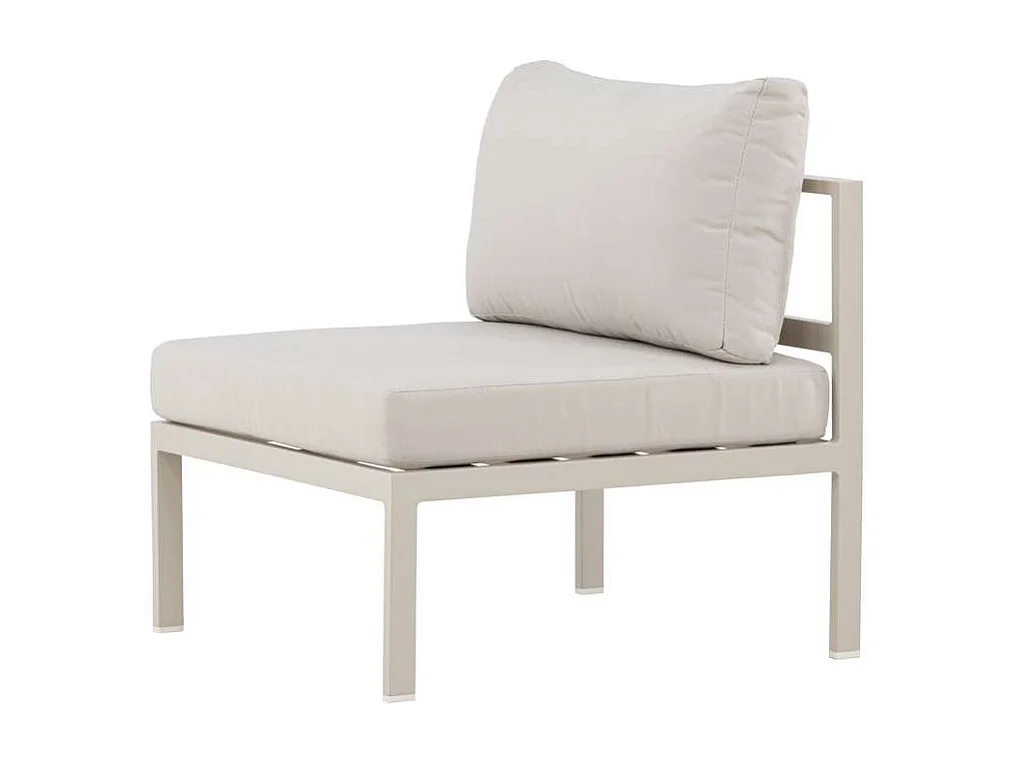 Copacabanacanapé de jardin partie centrale beige.