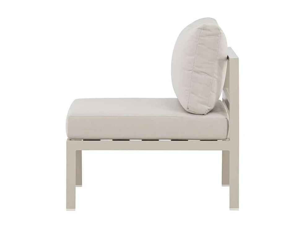 Copacabanacanapé de jardin partie centrale beige.