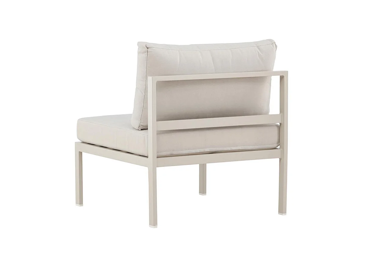 Module Canapé de Jardin "Copacabana" 74cm Beige Clair