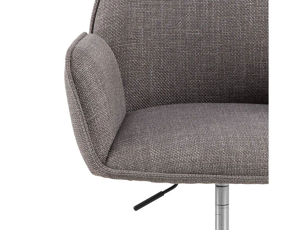 Glenda chaise de bureau brun gris clair.