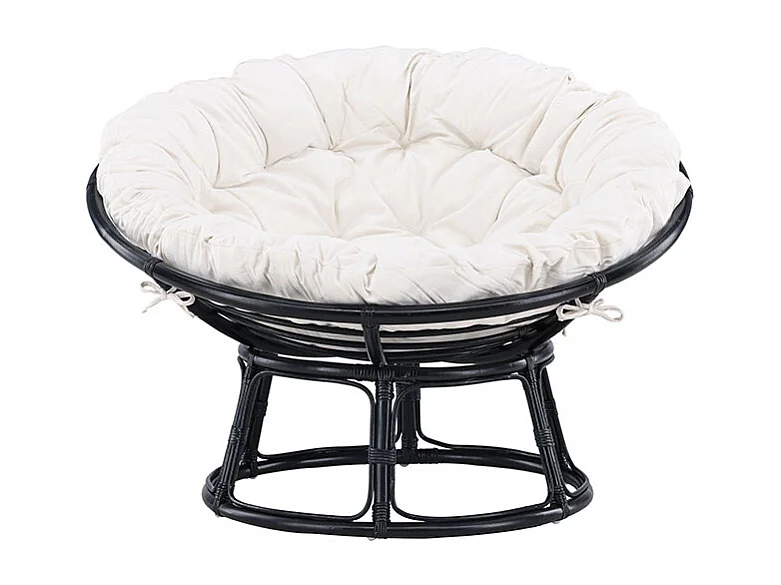 Bonnielit de jardin, canapé lounge noir.